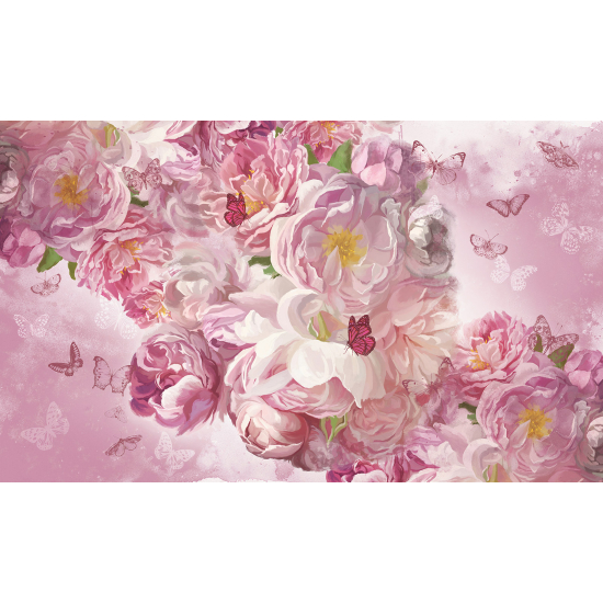 Papel pintado panorámico - Flores
