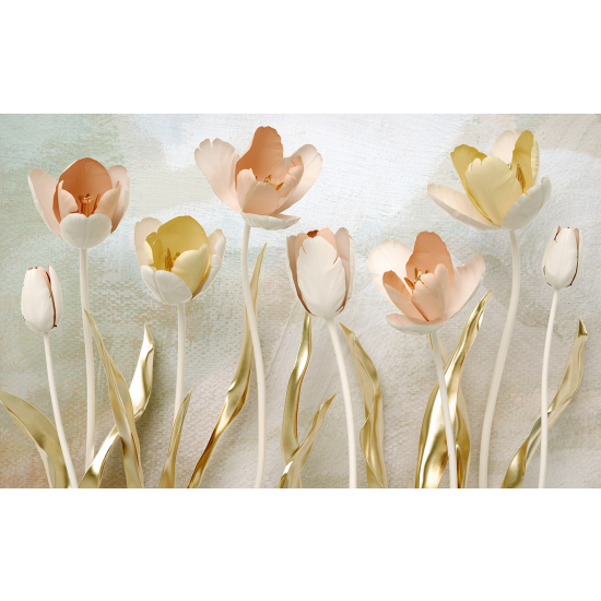 Papel pintado panorámico - Flores