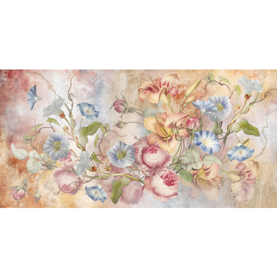 Papel pintado panorámico - Flores