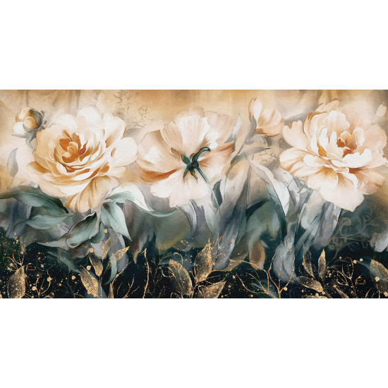 Papel pintado panorámico - Flores