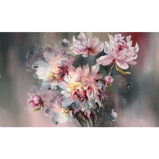Papel pintado panorámico - Flores