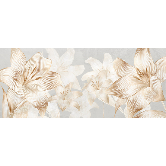 Papel pintado panorámico - Flores