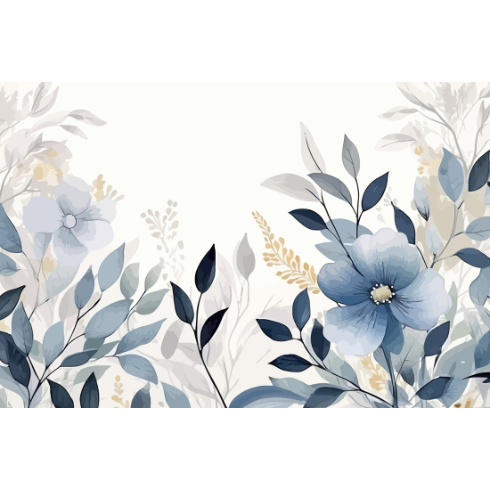 Papel pintado panorámico - Flores