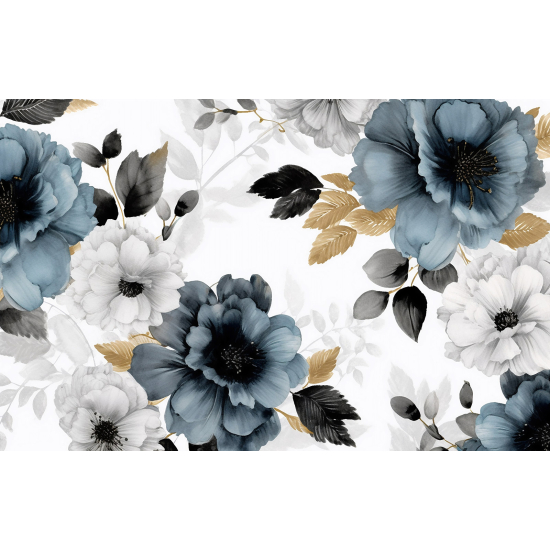 Papel pintado panorámico - Flores