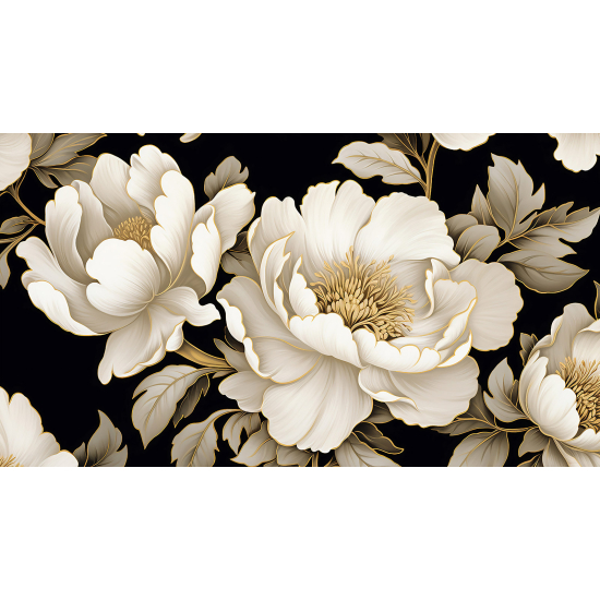 Papel pintado panorámico - Flores