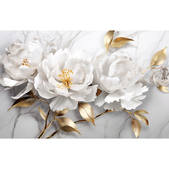 Papel pintado panorámico - Flores