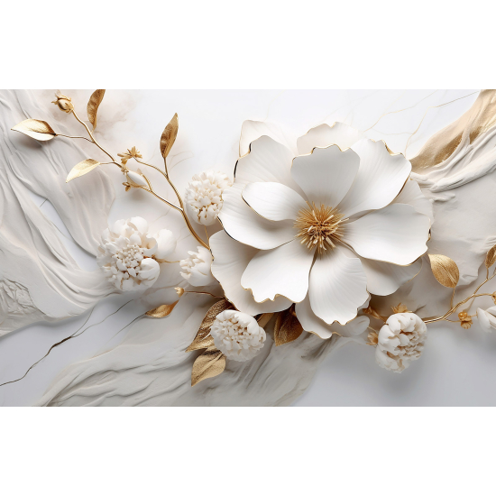 Papel pintado panorámico - Flores