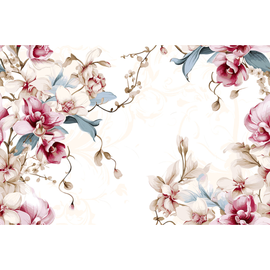 Papel pintado panorámico - Flores