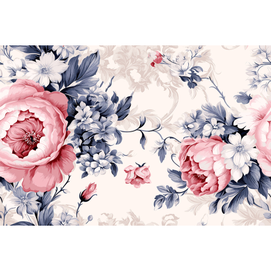 Papel pintado panorámico - Flores