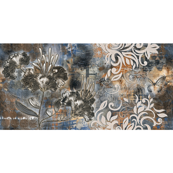 Papel pintado panorámico - Flores