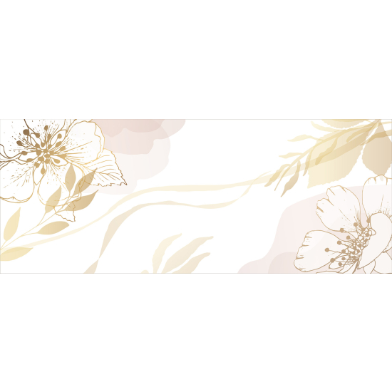 Papel pintado panorámico - Flores