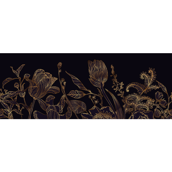 Papel pintado panorámico - Flores