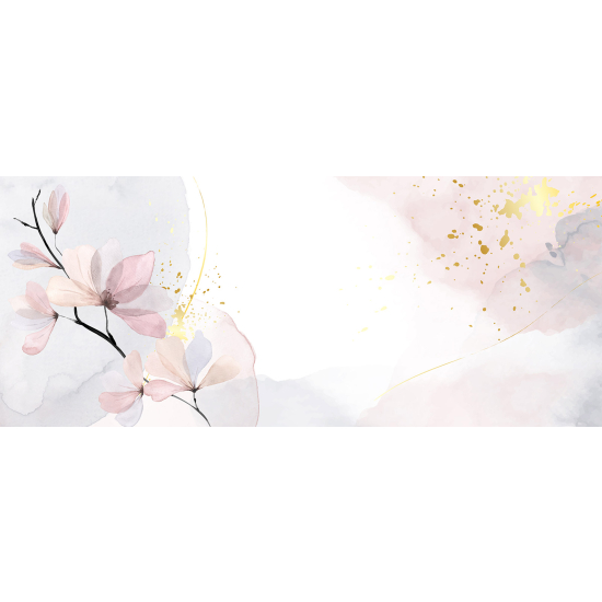 Papel pintado panorámico - Flores