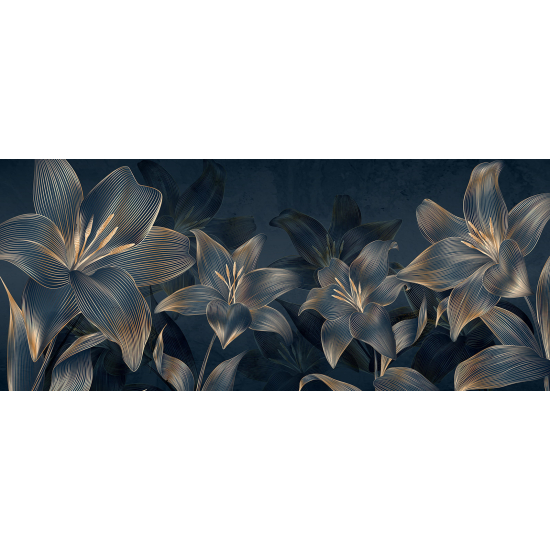 Papel pintado panorámico - Flores