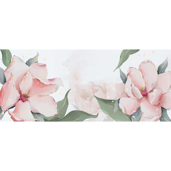 Papel pintado panorámico - Flores