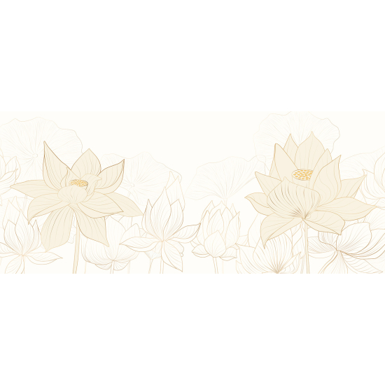 Papel pintado panorámico - Flores