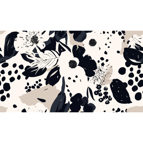 Papel pintado panorámico - Flores