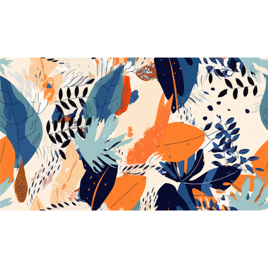 Papel pintado panorámico - Flores