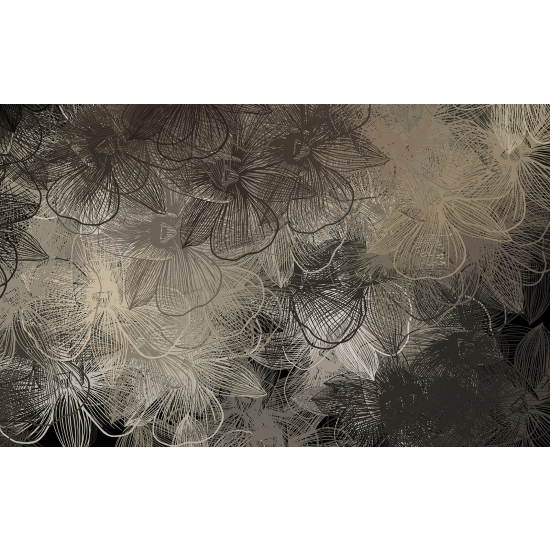 Papel pintado panorámico - Flores