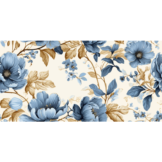 Papel pintado panorámico - Flores