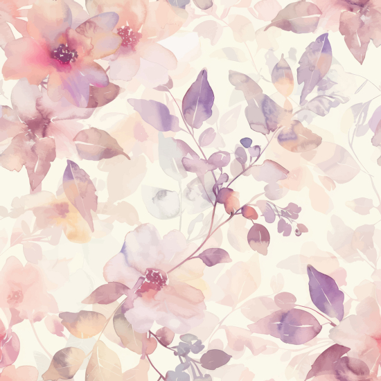 Papel pintado panorámico - Flores
