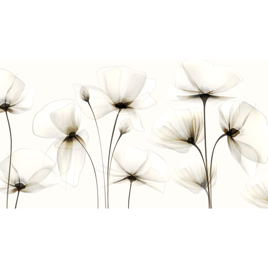 Papel pintado panorámico - Flores