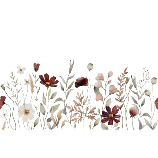 Papel pintado panorámico - Flores