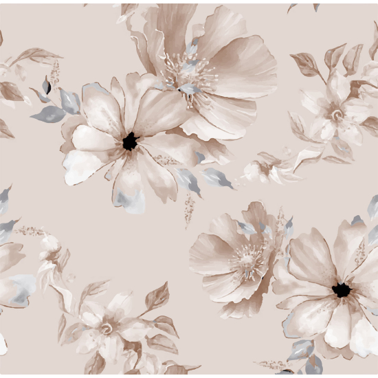 Papel pintado panorámico - Flores