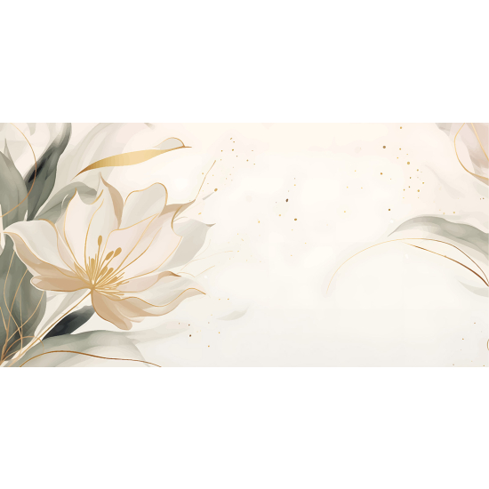 Papel pintado panorámico - Flores