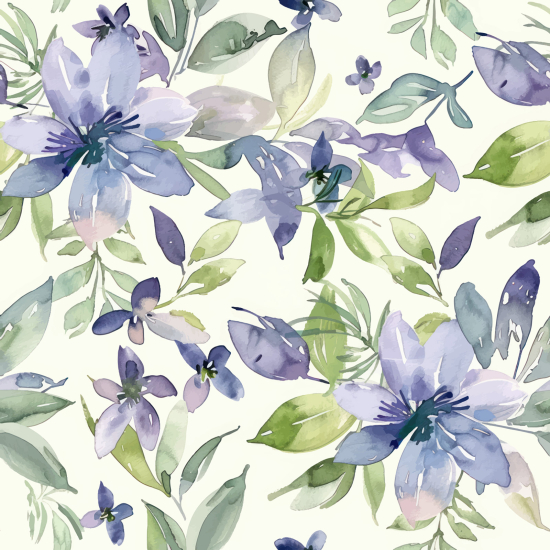 Papel pintado panorámico - Flores