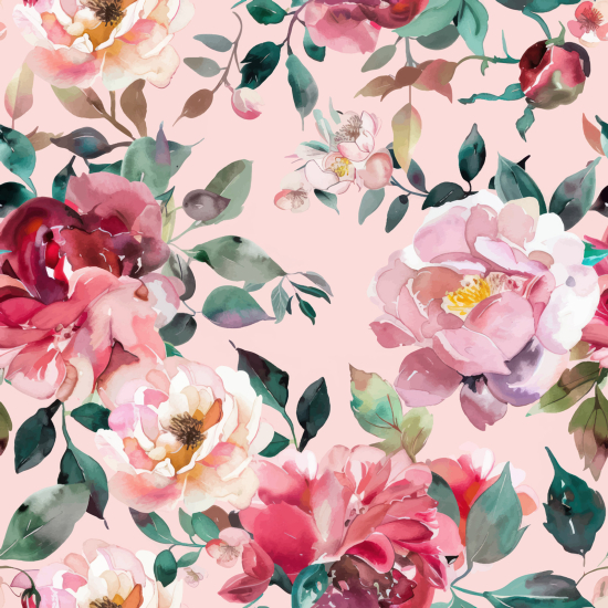 Papel pintado panorámico - Flores