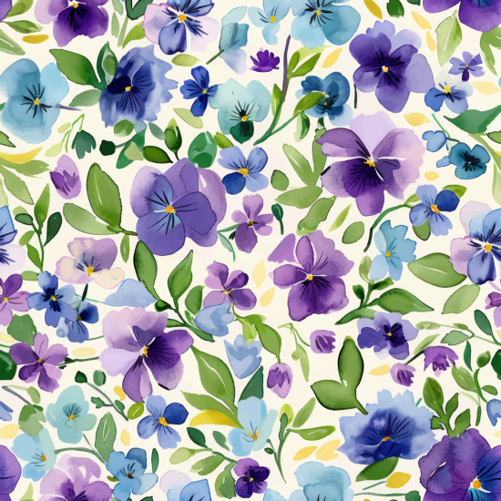 Papel pintado panorámico - Flores