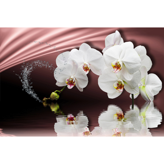 Papel pintado panorámico - Flores