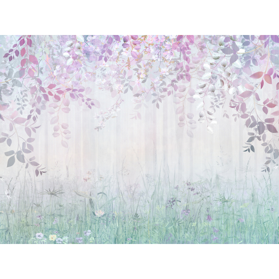 Papel pintado panorámico - Flores