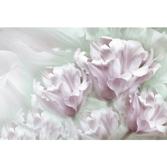 Papel pintado panorámico - Flores