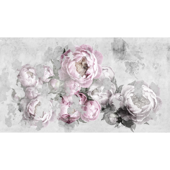 Papel pintado panorámico - Flores