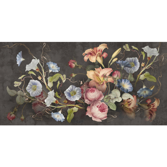 Papel pintado panorámico - Flores