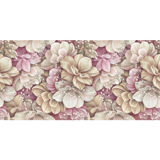 Papel pintado panorámico - Flores