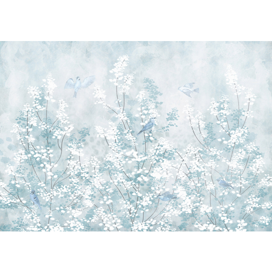 Papel pintado panorámico - Flores