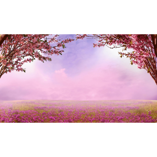 Papel pintado panorámico - Flores