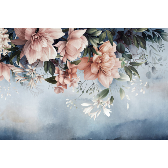 Papel pintado panorámico - Flores