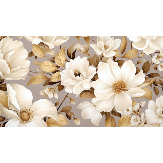 Papel pintado panorámico - Flores