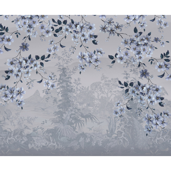 Papel pintado panorámico - Flores