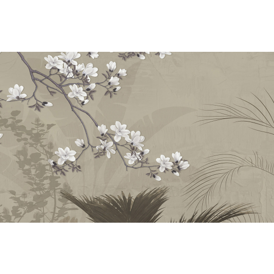 Papel pintado panorámico - Flores