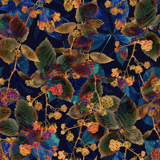 Papel pintado panorámico - Flores