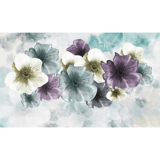Papel pintado panorámico - Flores