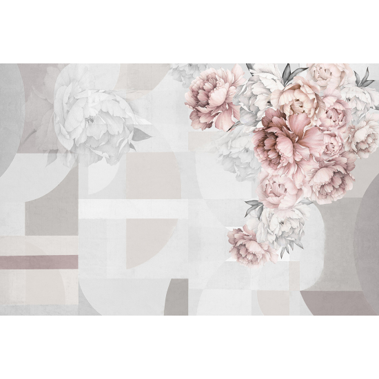 Papel pintado panorámico - Flores
