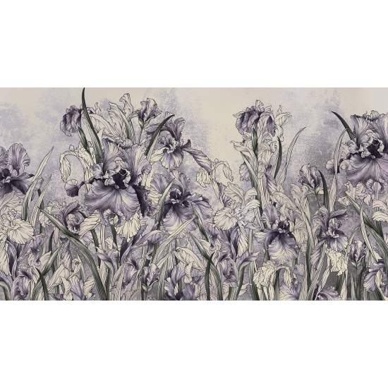 Papel pintado panorámico - Flores