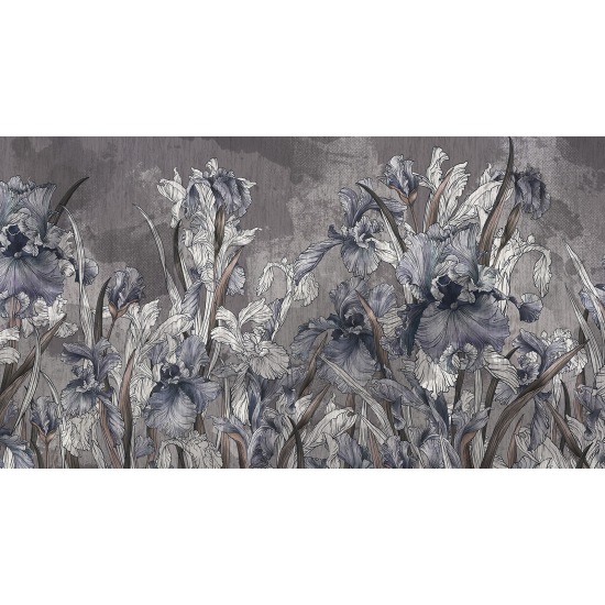 Papel pintado panorámico - Flores