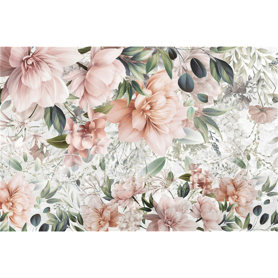 Papel pintado panorámico - Flores